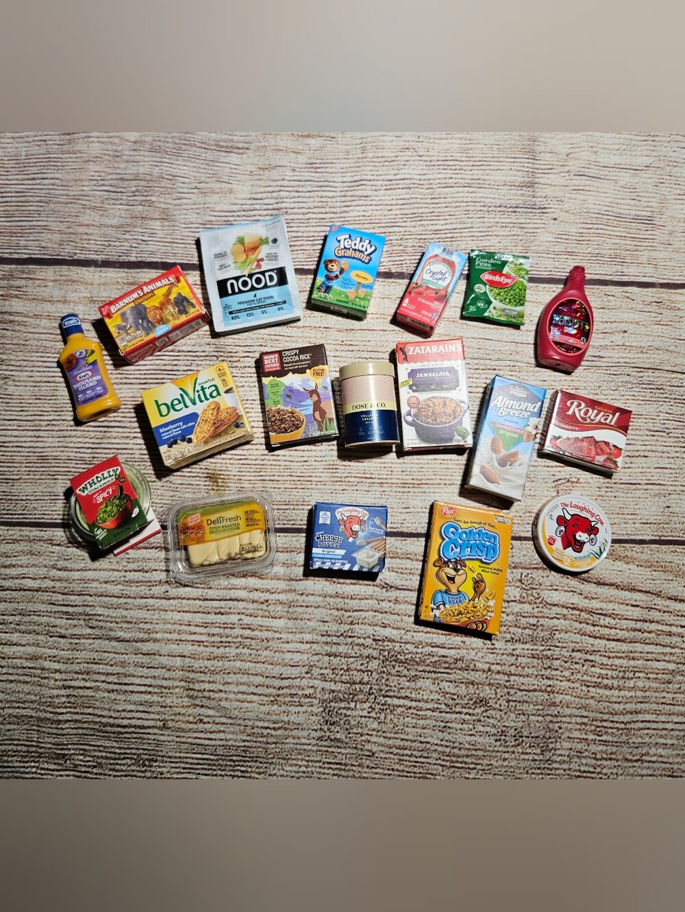 Mini brands toys 18 pieces miniature food toys
